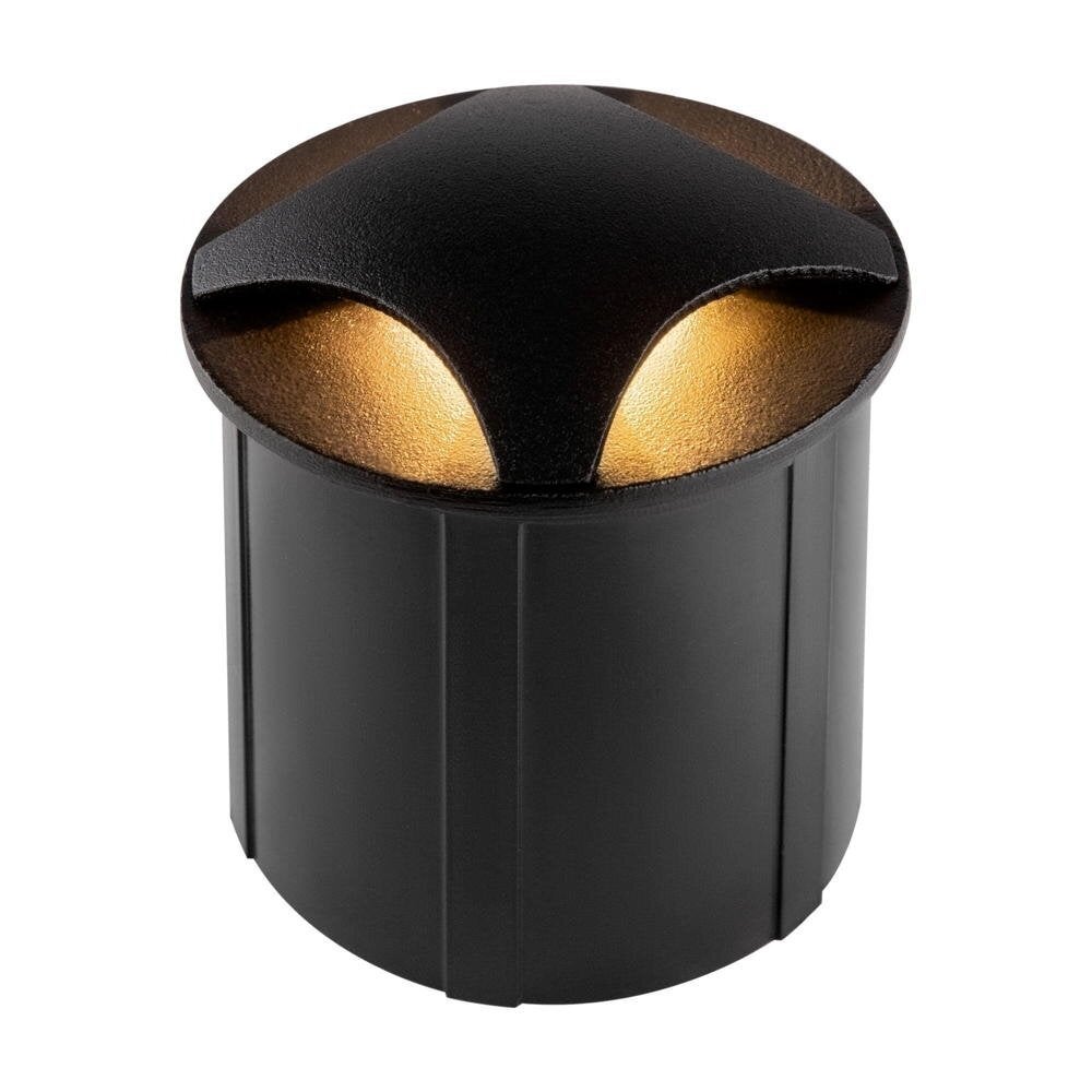 LED inbouw vloerspot Biscotti in zwart 3W 60lm IP65 3000K
