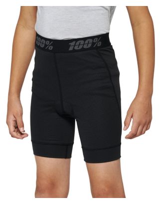 Short 100% Enfant Ridecamp avec Doublure Noir