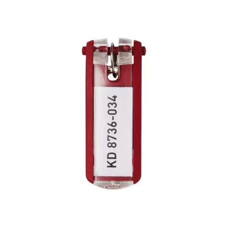 Durable 195703 Schlüsselanhänger Key Clip, rot