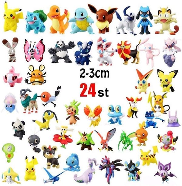24 søte og fargerike Pokémon-figurer