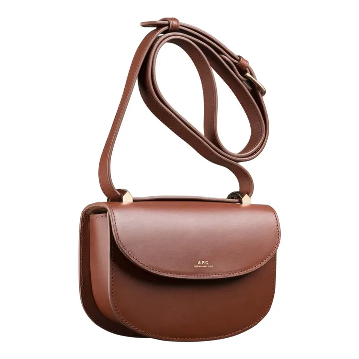 A.P.C. Sac Genève Mini Cuir Lisse | Noisette