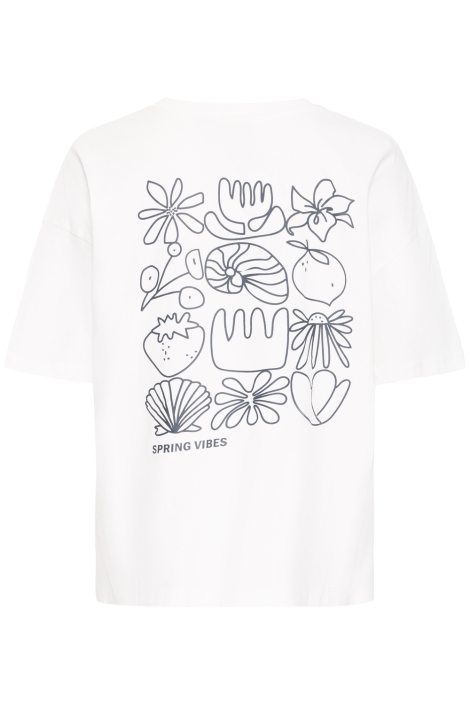 Ichi witte dames t-shirt