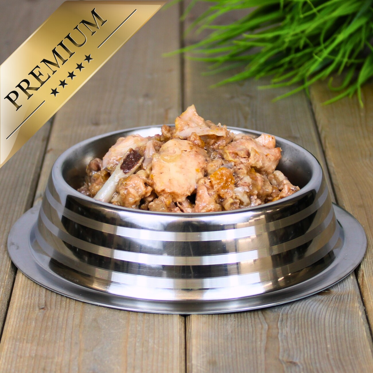 Lyra Pet Lecker.Pet Paula's 100 % Hähnchen und Karotte Hundefutter Nassfutter 6x400 g