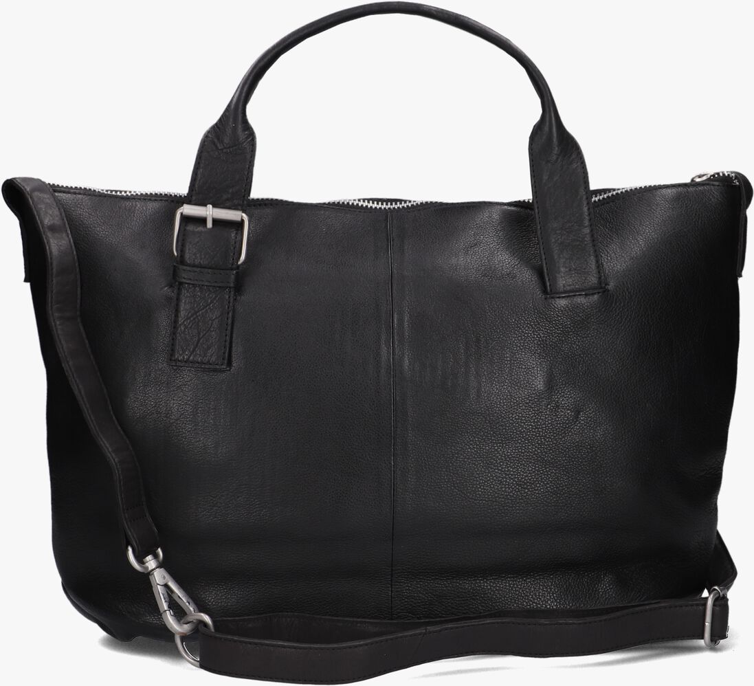 zwarte shabbies schoudertas essie laptop