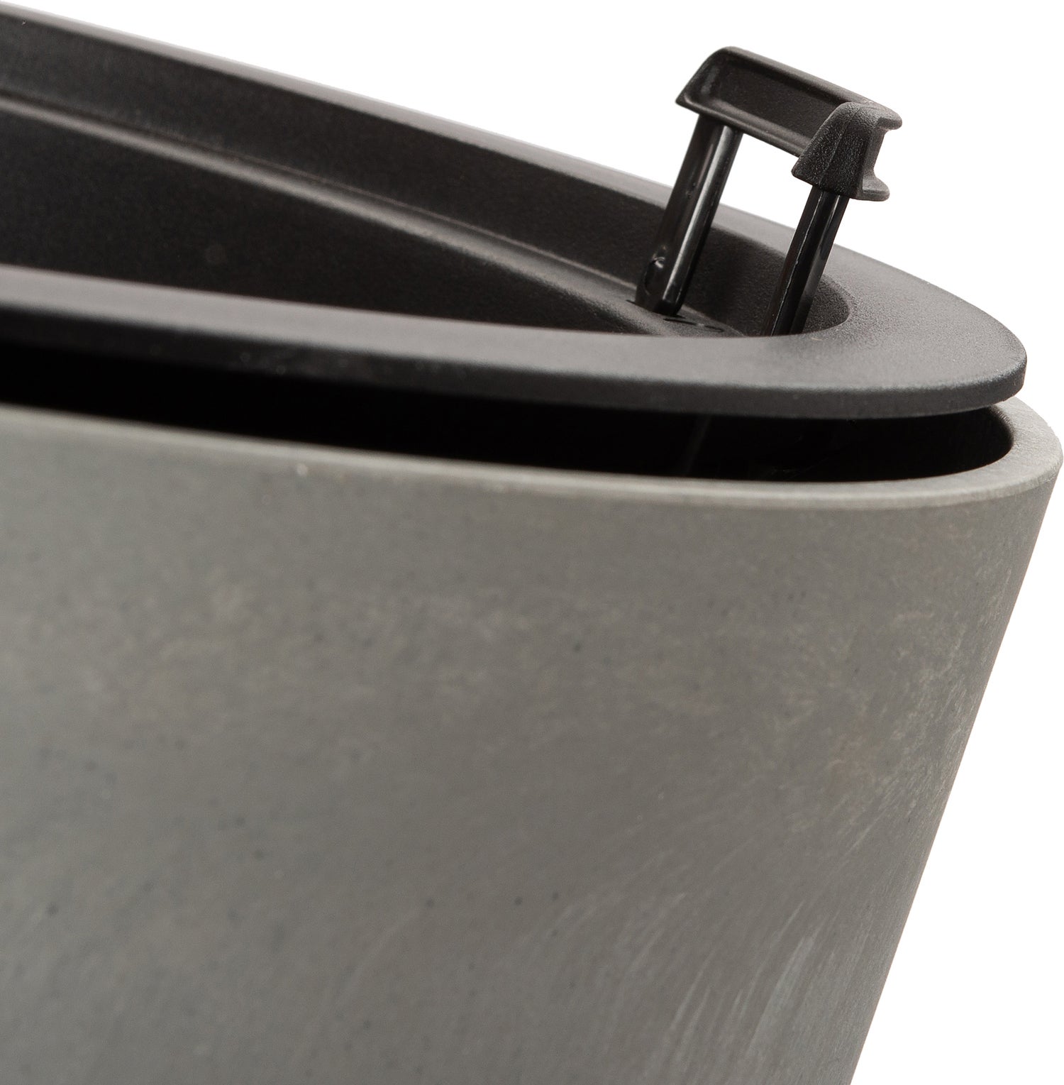 Intratuin bloempot Jinte grijs D 35 H 44 cm