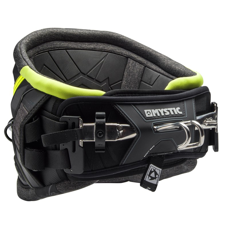 Harnais Ceinture Mystic Warrior V Waist Harness 2018 Black Yellow - The Corner Shop