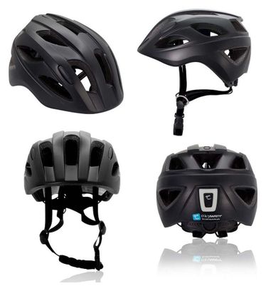 Casque de Vélo pour enfants de 6 à 12 ans | S.W.A.T. Noir| Certifié EN1078