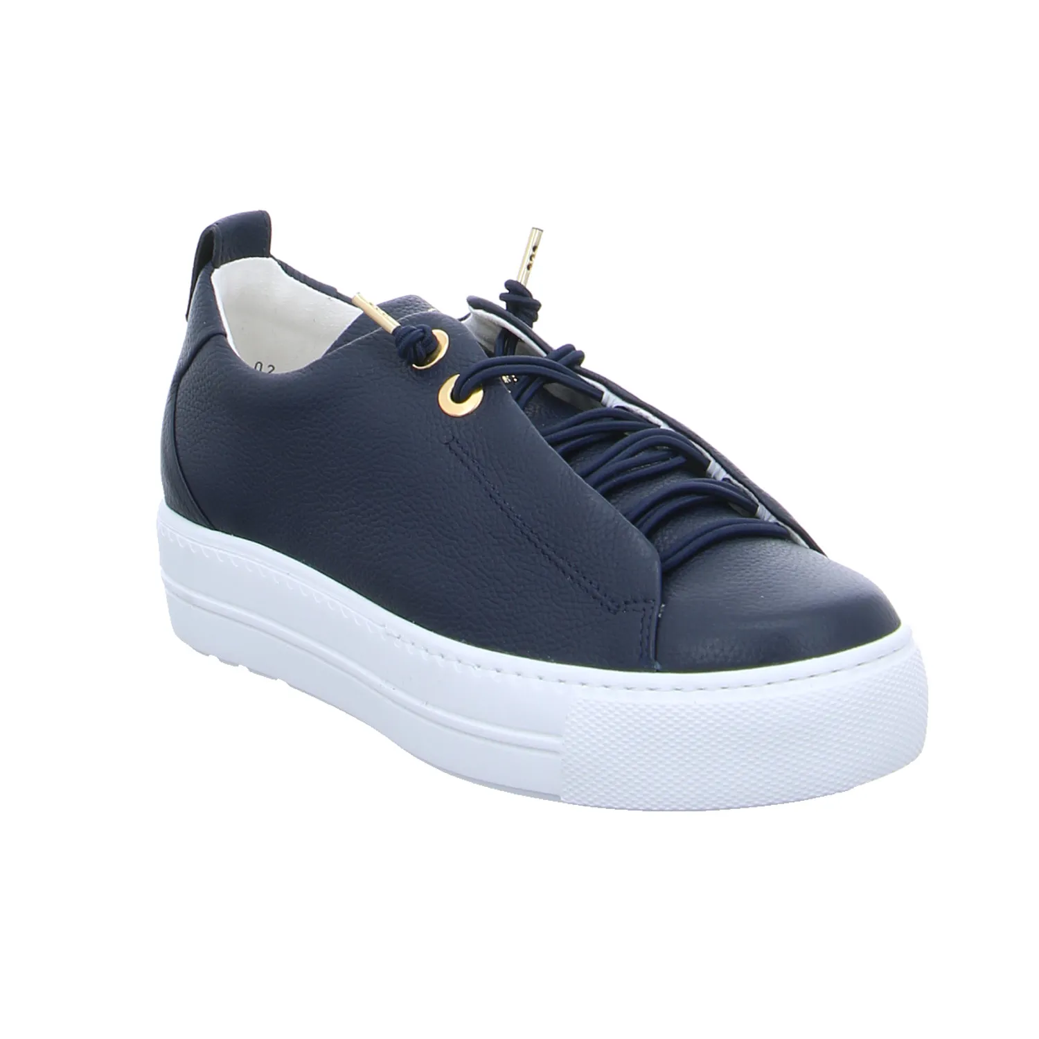 PAUL GREEN Sneaker Blau Leder  Super Soft