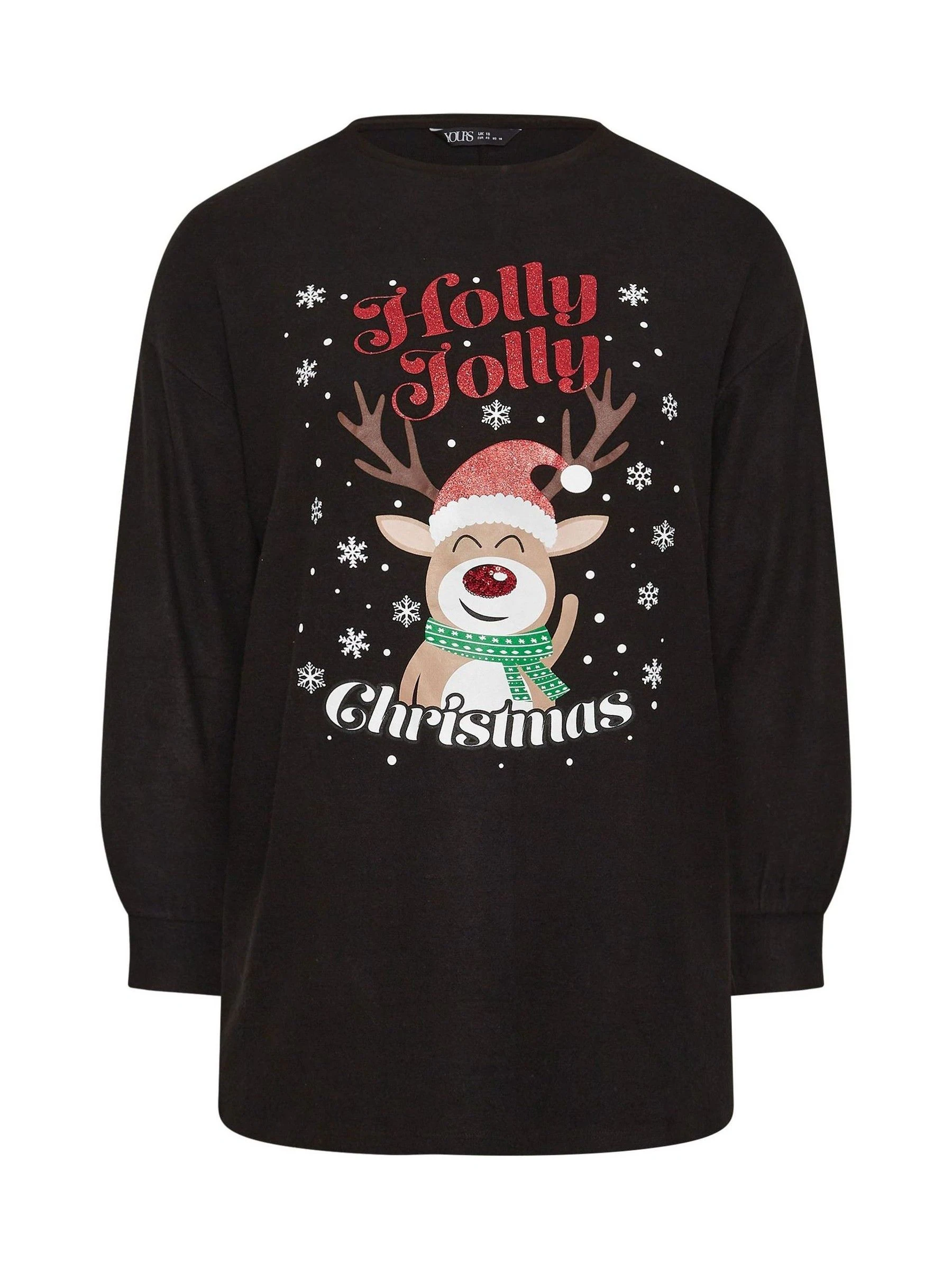 Yours Curve - Rendier Kerstmis Trui