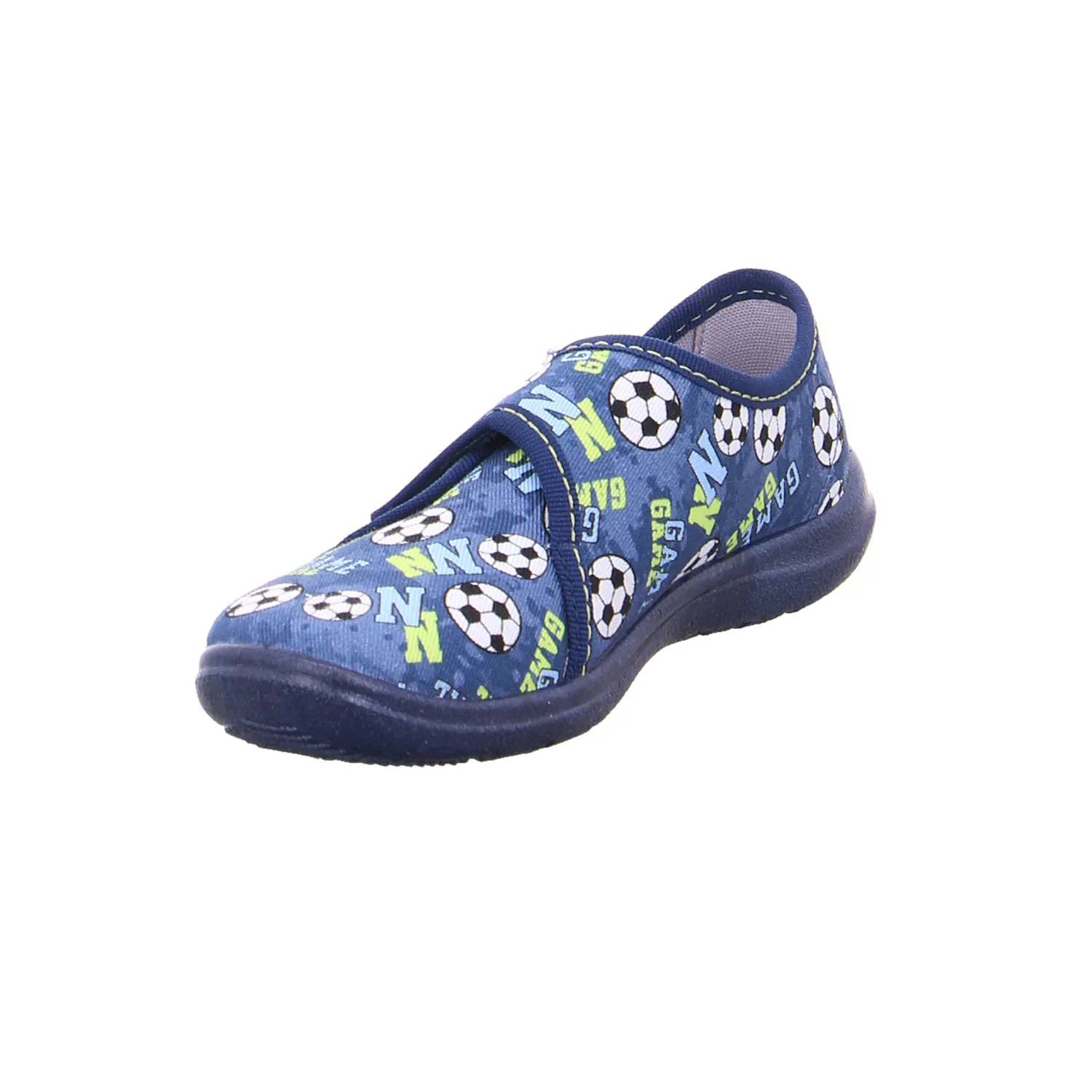 BECK Kinder-Hausschuh Blau Textil  Unisex