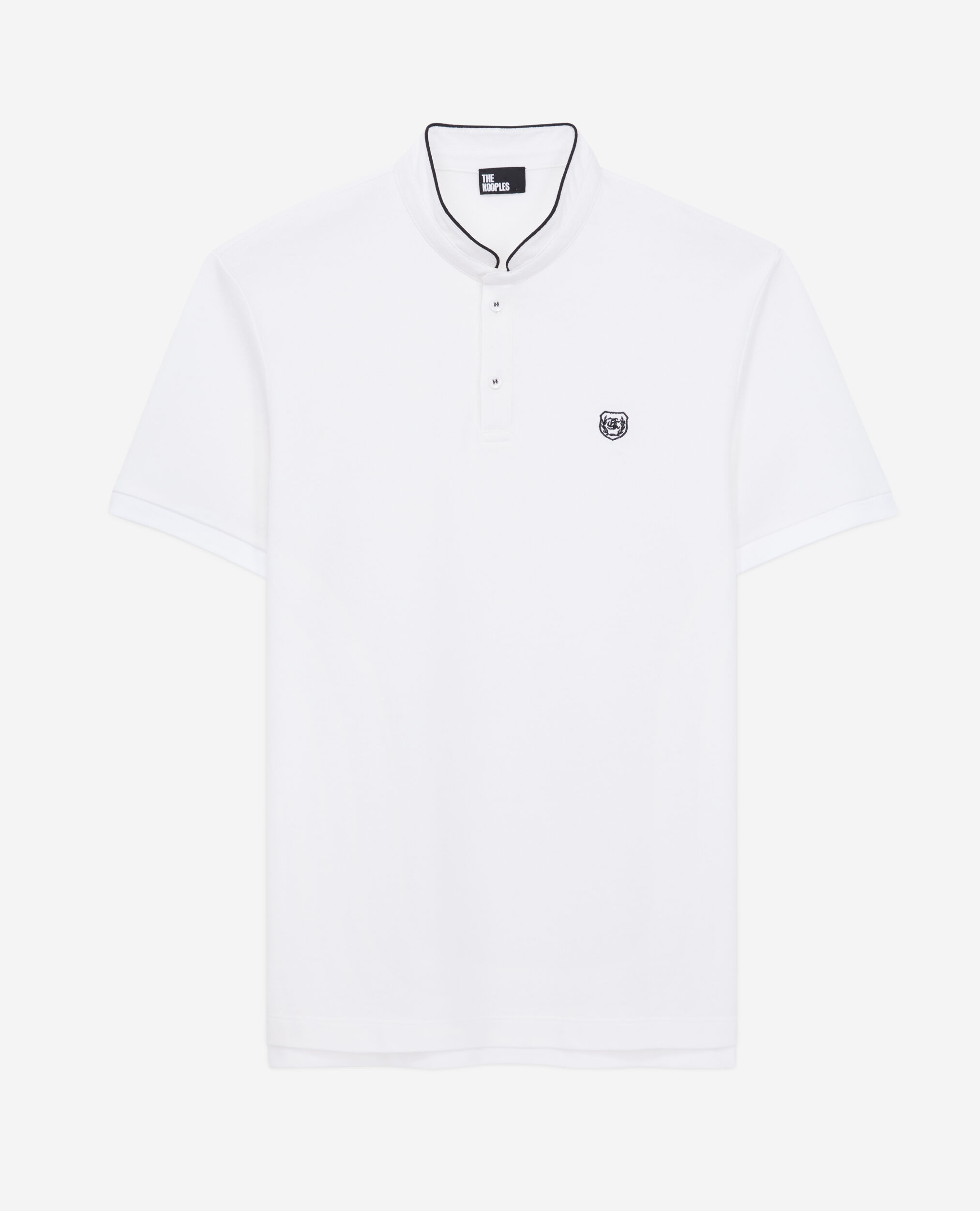Polo col officier blanc