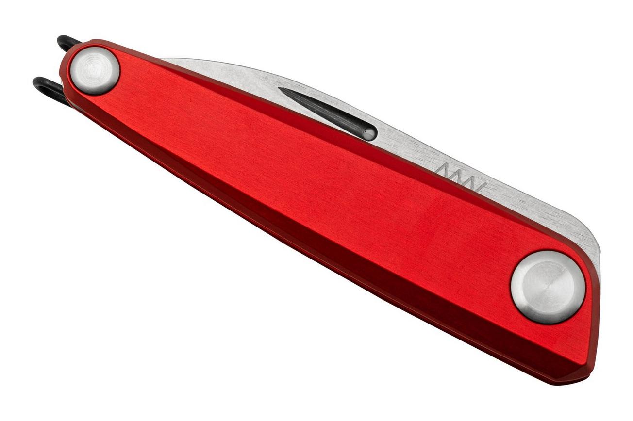 ANV Z050, Z050-008, Stonewashed Sleipner, Dural Red Aluminium, zakmes