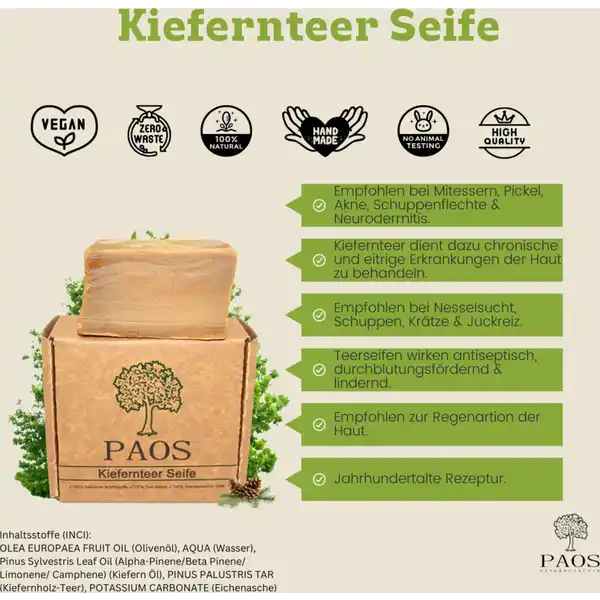 Kiefernteer Seife