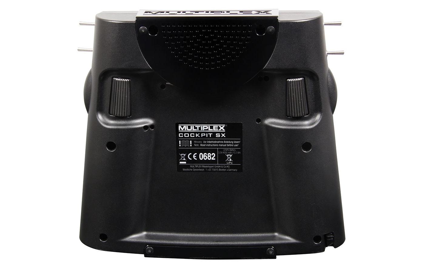 Fernsteuerung Cockpit SX 12 M-Link (nur Sender)<br>Innovativer M-Link 12-Kanal Sender der oberen Mittelkasse mit Telemetrie