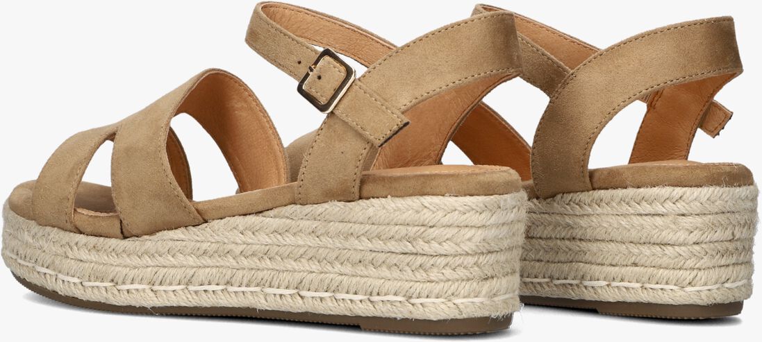 camel ayana sandalen met hak 0047