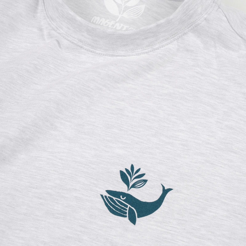 T-shirt plante baleine - frêne