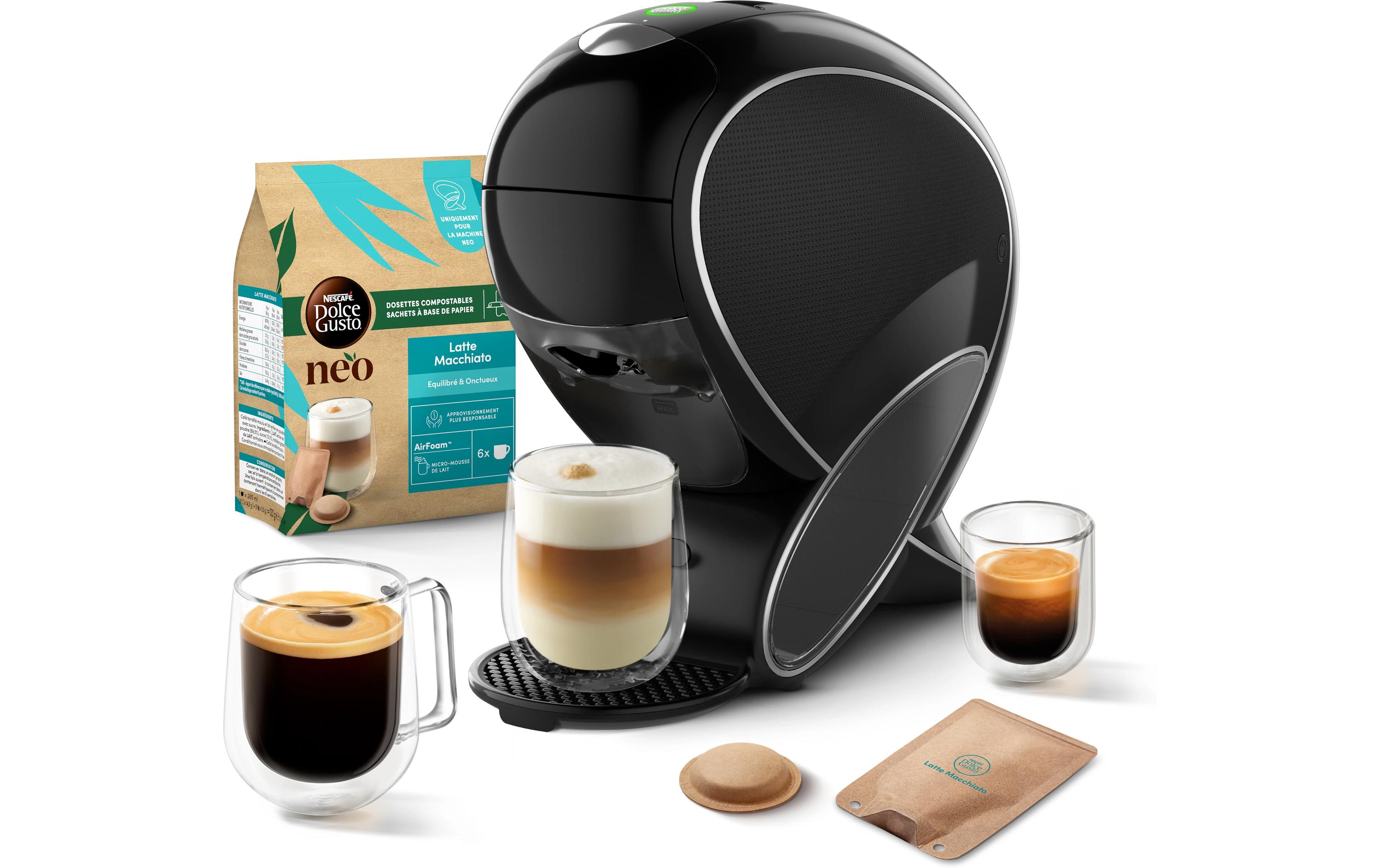 Sachets Café au Lait 12 PortionenSachets für die Nescafé Dolce Gusto NEO Kaffeemaschine von Delonghi