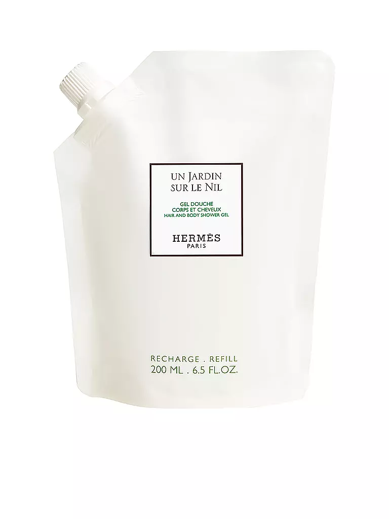 HERMÈS Un Jardin sur le Nil, Nachfüllset Duschgel für Körper und Haar 200ml keine Farbe