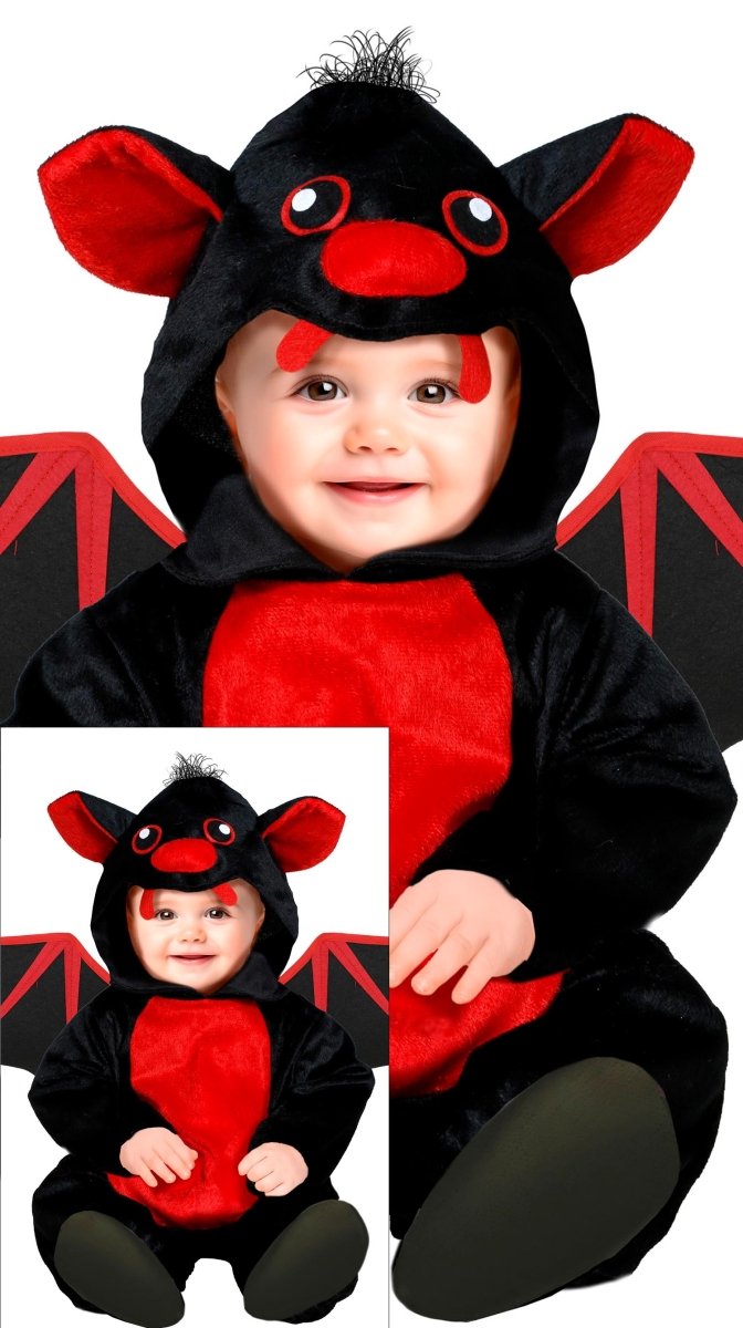 Halloween Kostuum Rood Baby Vleermuis