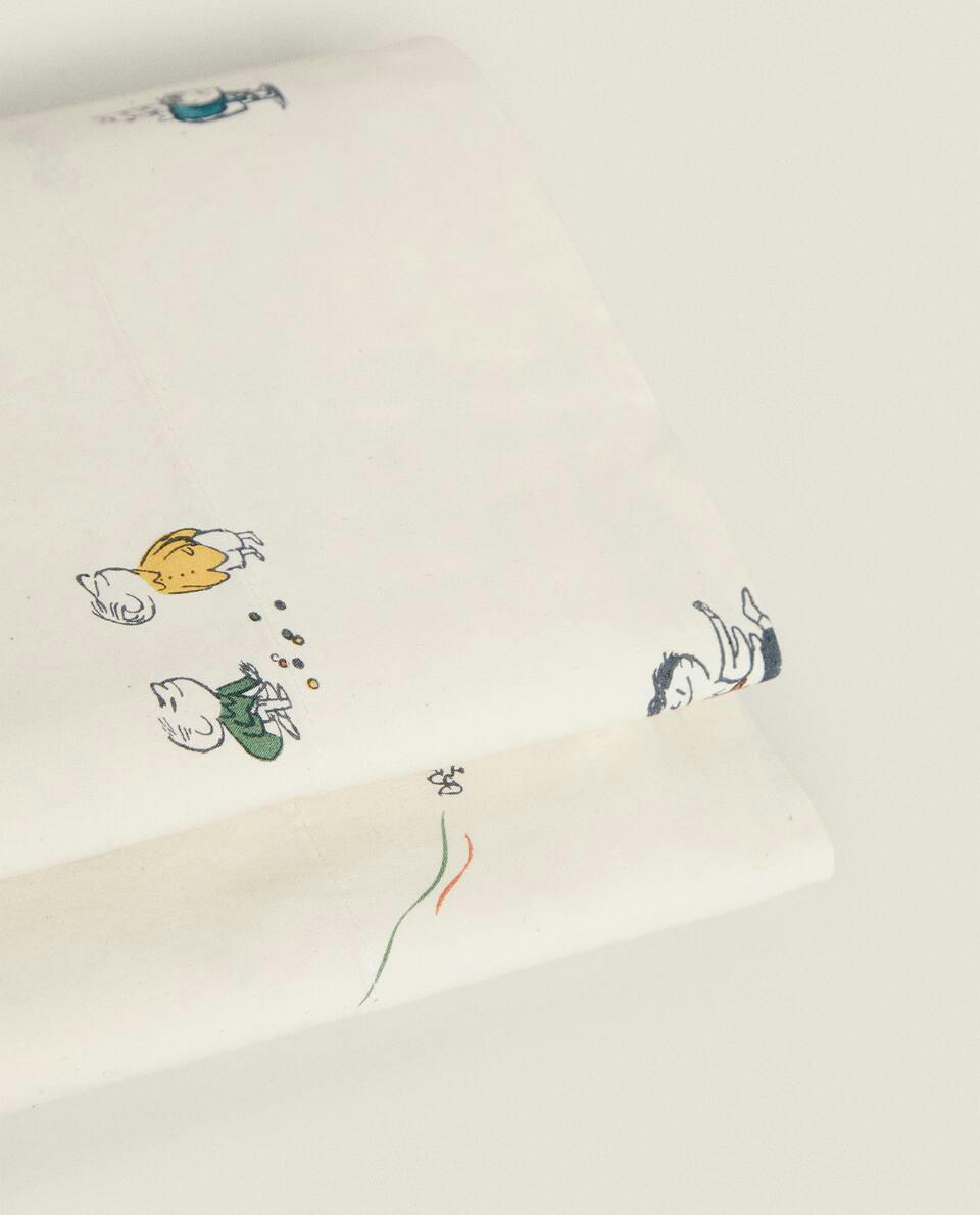 Lençol de algodão infantil Le Petit Nicolas
