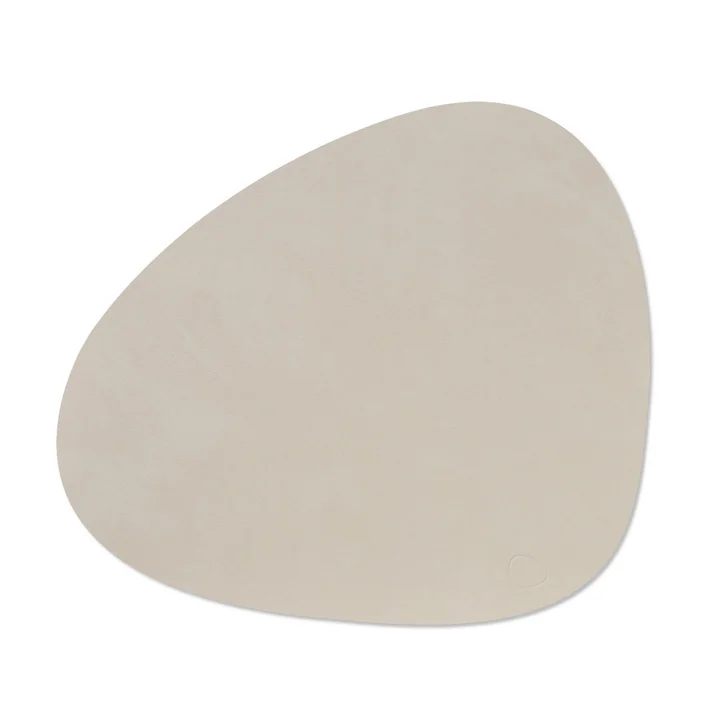 Lind DNA - Tischset Curve L, Nupo oyster white
