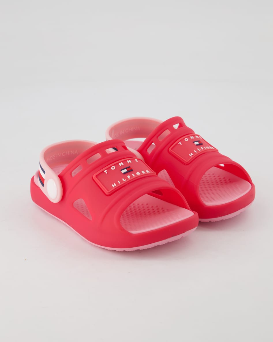 Tommy Hilfiger Stripes Sandalen in Pink