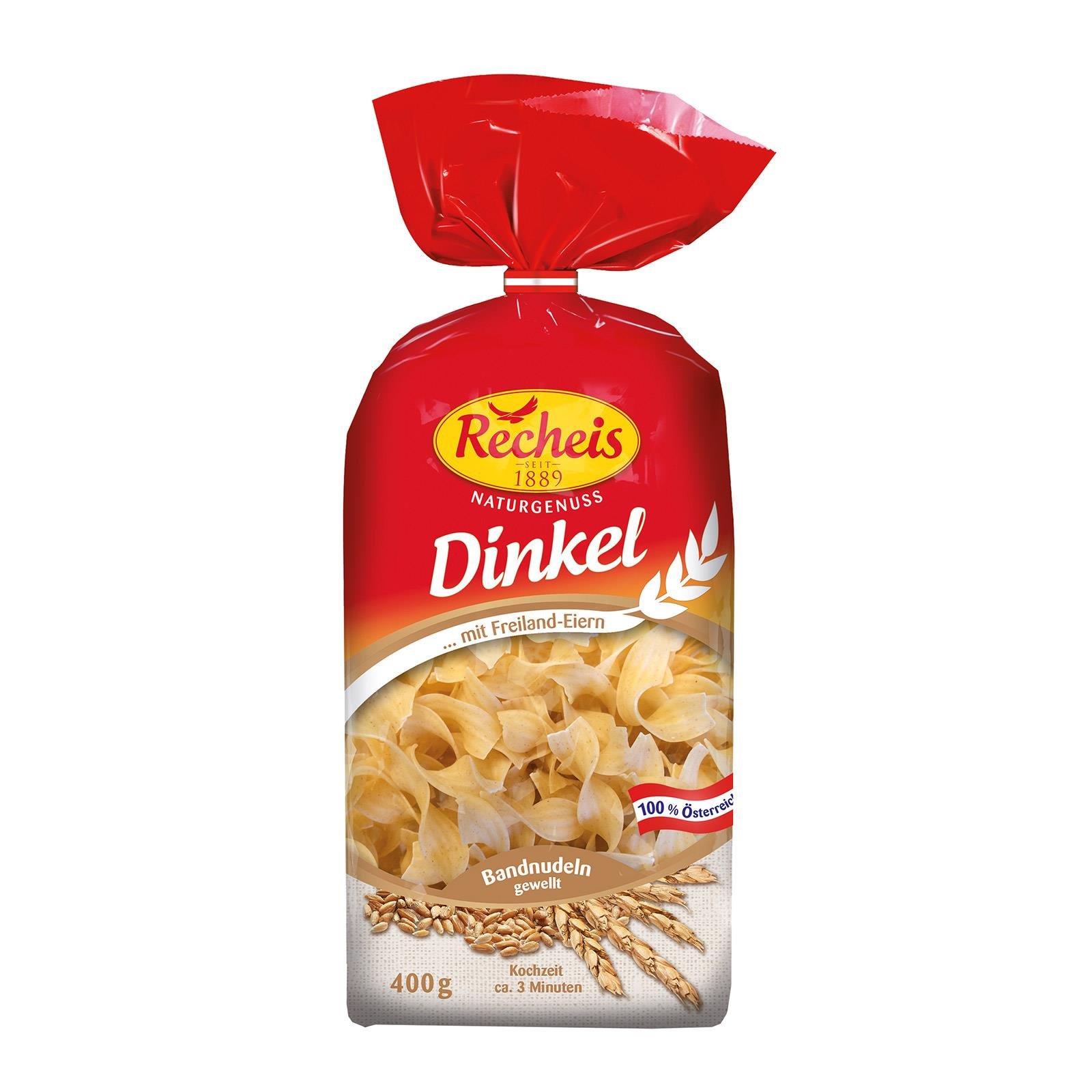 Recheis Dinkel Bandnudeln gewellt
