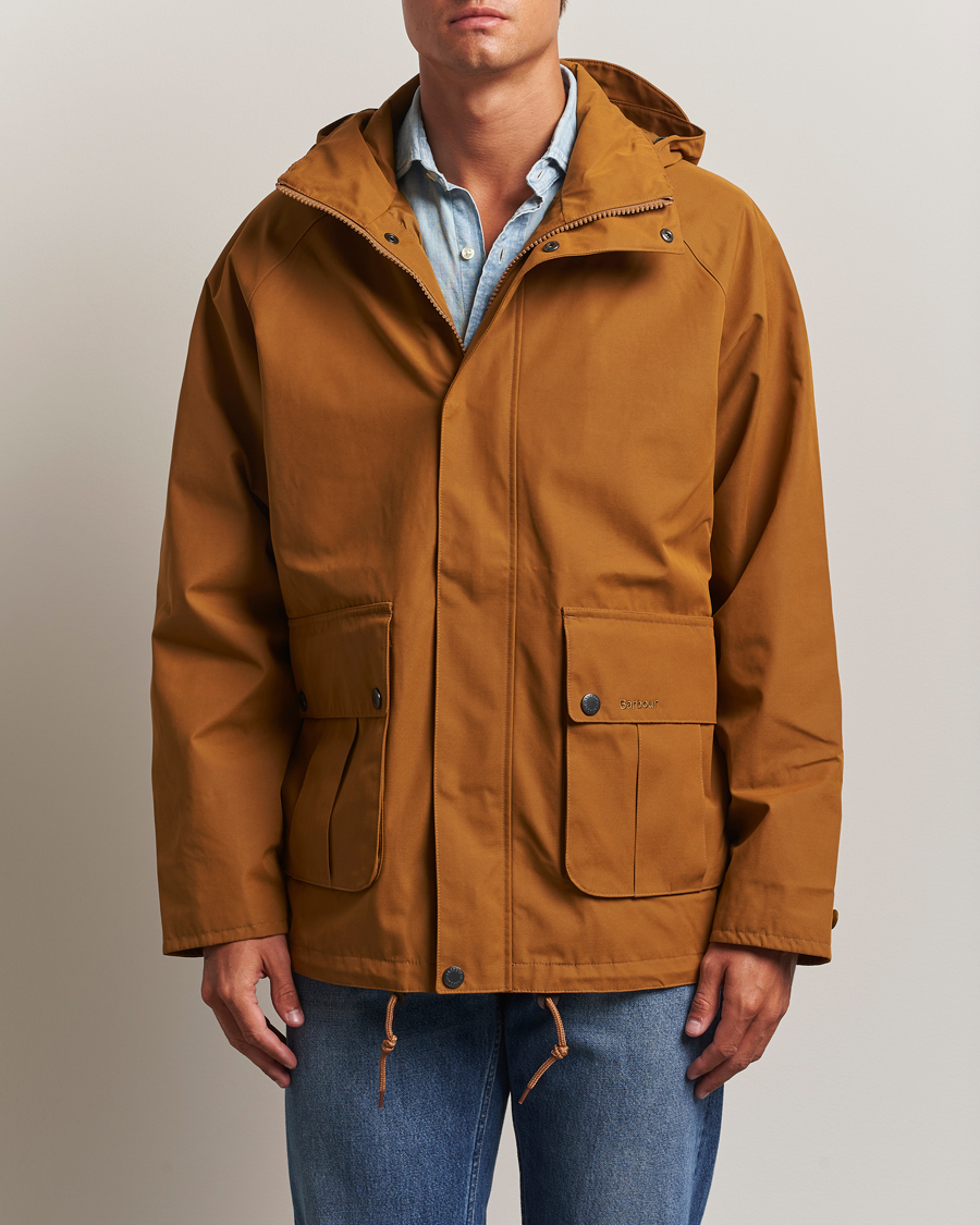 Barbour Heritage Re-Engineered Wading Spey Showerproof Jacket Bronze Brown
