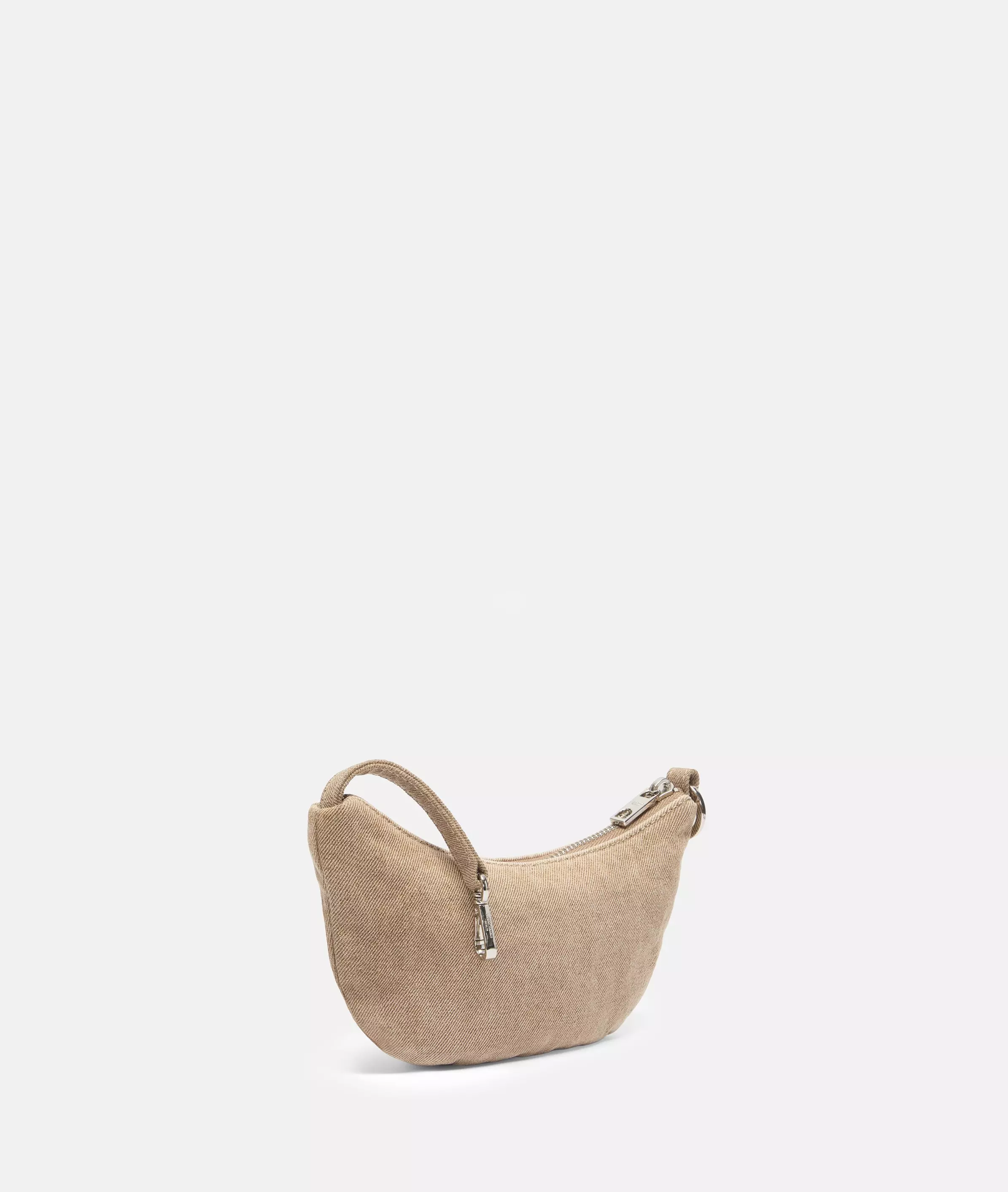 Denim Luna Pendant Denim mini pouch