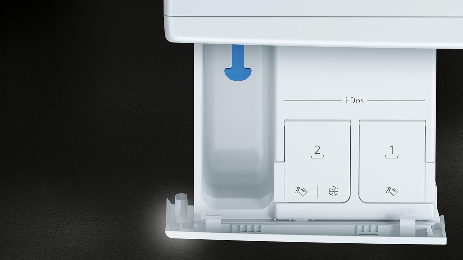 Siemens WG56B2A41, iQ700, Smarte Waschmaschine 10 kg, 1600 UpM, Made in Germany, i-Dos, Antiflecken-System, smartFinish Bügelhilfe, schneller Waschen mit speedPack XL, Mini load für Einzelteile