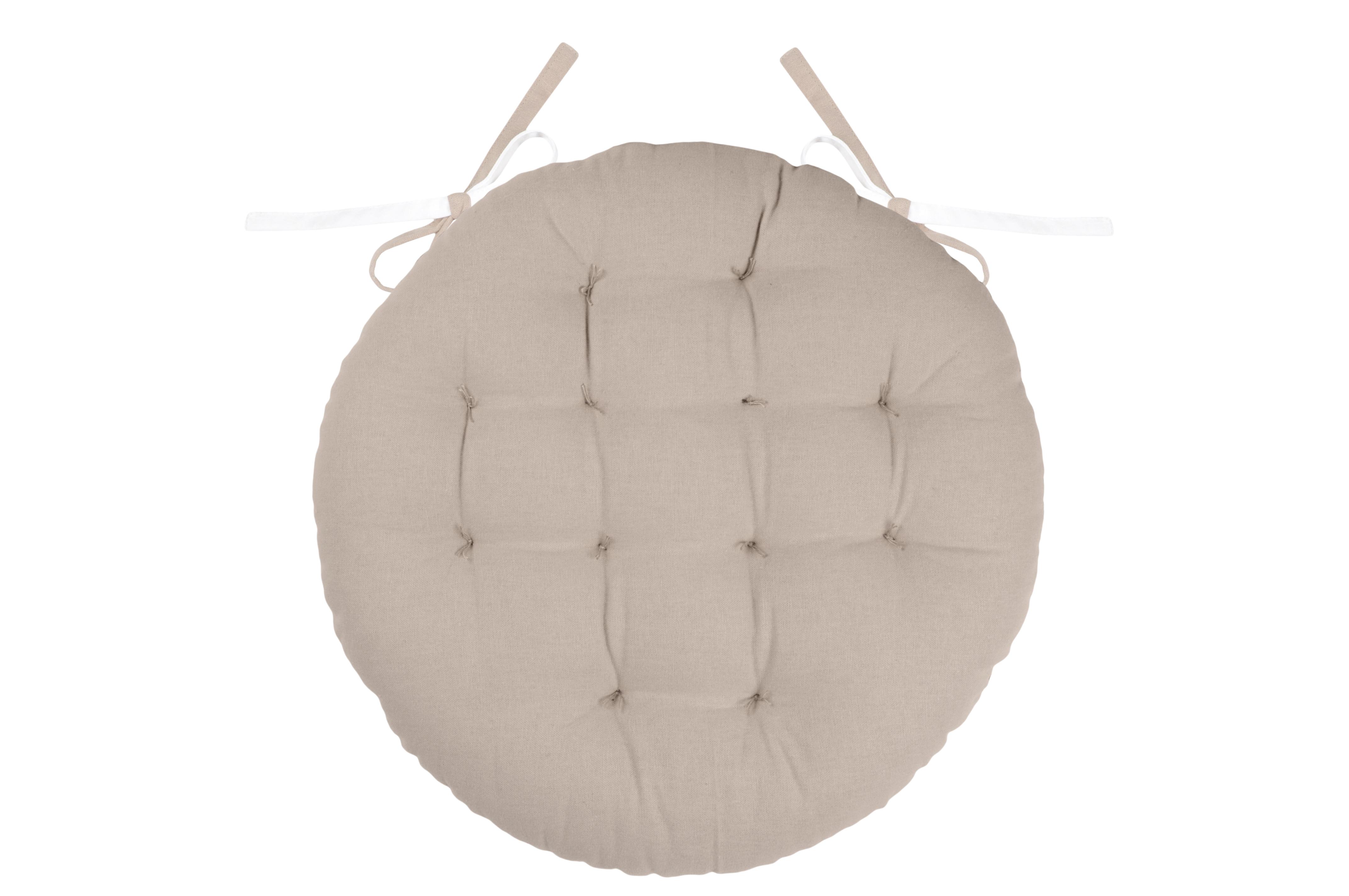DUO GALETTE RONDE 38CM ECRU LIN