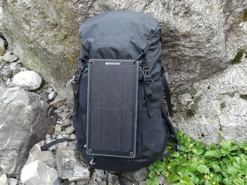 Nordride Solar Panel Pulse 7W 5 V USB-A 1.2A Solarpanel für unterwegs