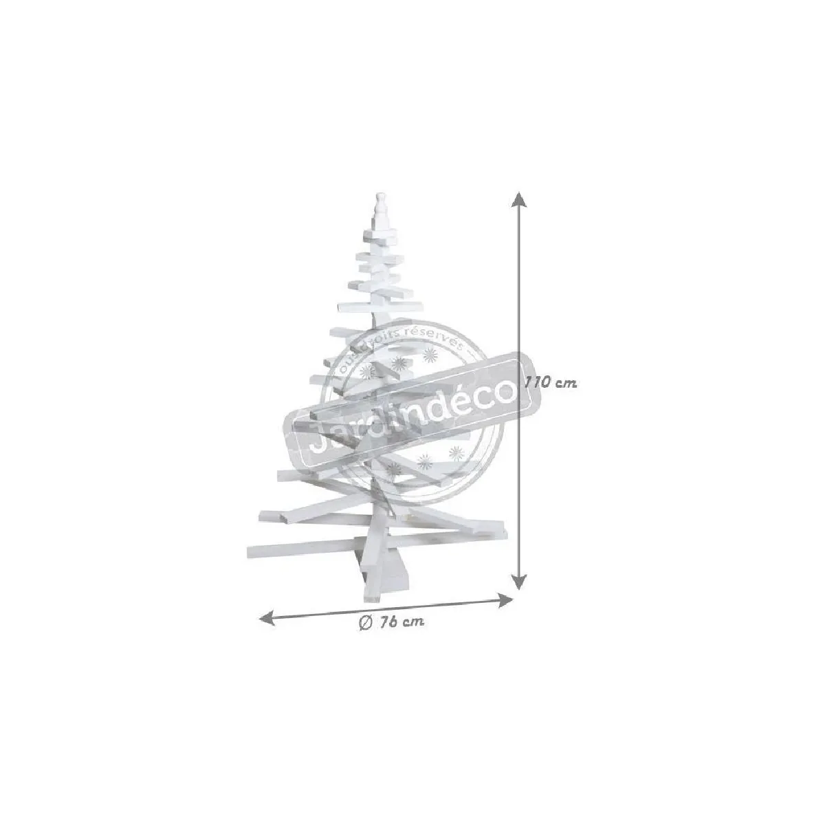 Aubry Gaspard Sapin en Bois Blanchi