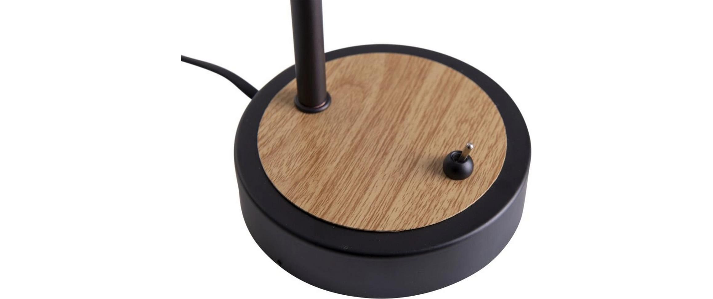 Tischleuchte «Fumoso» h: 39 cmTischlampe aus Metall und Glas