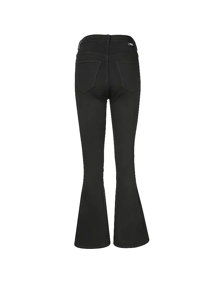 DR.DENIM Jeans Flared Moxy schwarz