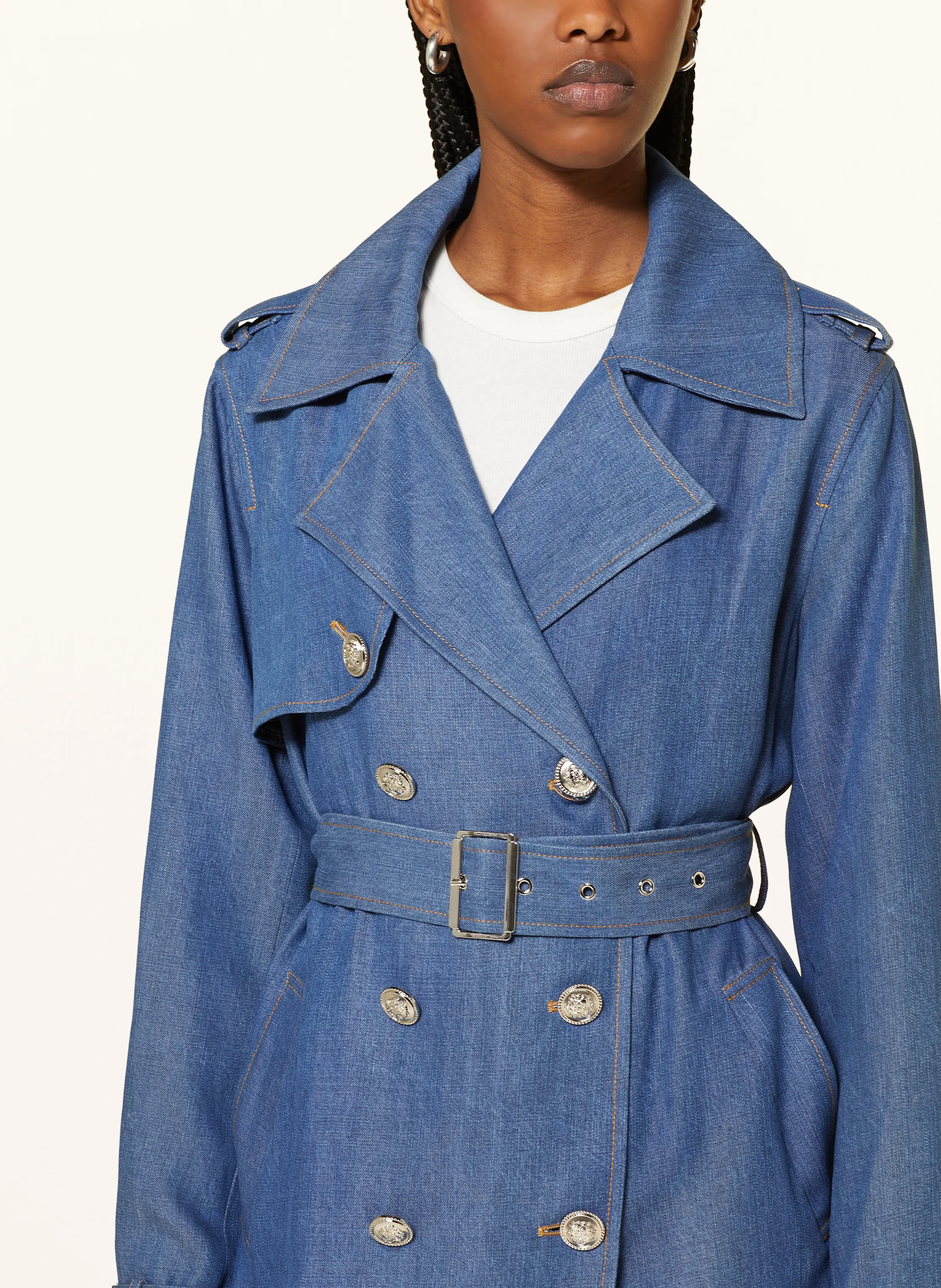 LIU JO Trenchcoat in Jeansoptik