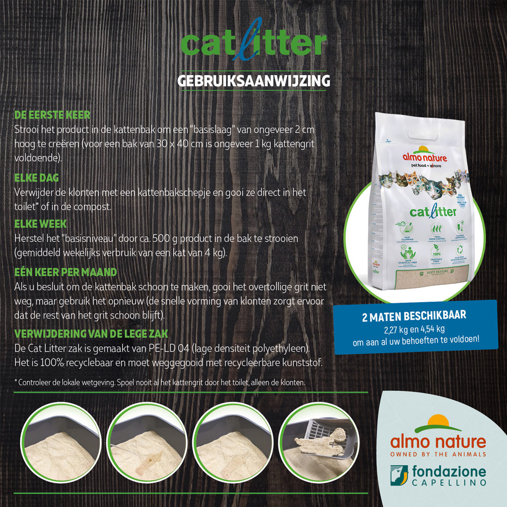 Almo Nature Naturel Kattenbakvulling