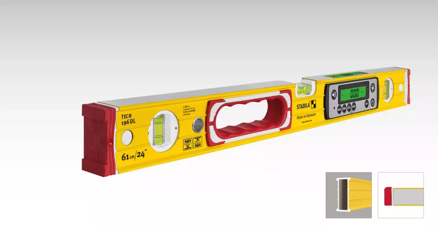 Stabila 19828 Digitale waterpas - TECH 196 DL 810 mm
