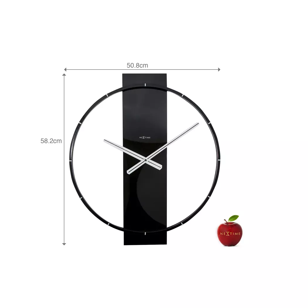 Quarzwanduhr Carl  58x51 cm
