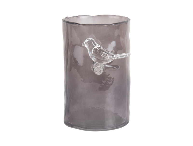 Vase Bird On Branch Small PT4071BL Misty blue