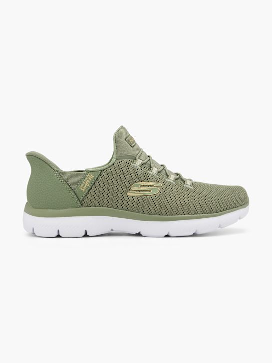 Skechers SWIFT FIT PURE GENIUS Slip-Ons Olive