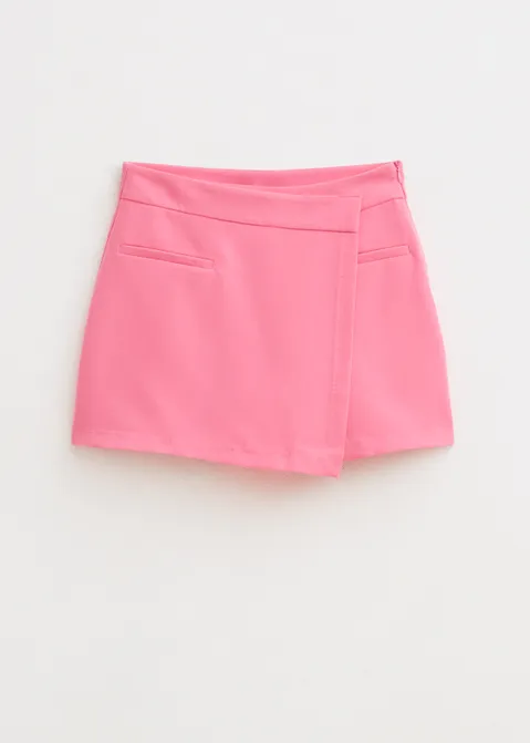 Clean skort met overslag roze (ROS.HOT)