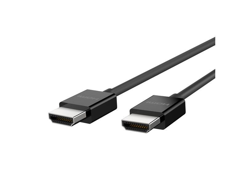 Belkin Kabel HDMI – HDMI 2 Meter – 4K Ultra-Highspeed HDMI 2-Meter-HDMI-Kabel mit HDMI 2.1-Zertifizierung