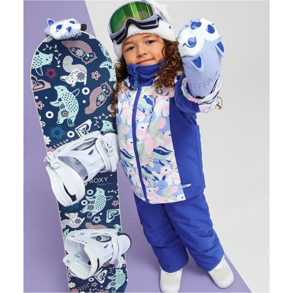 Veste de ski ROXY SNOWY TALE JK BRIGHT WHITE MOUNTAINS LOCALS
