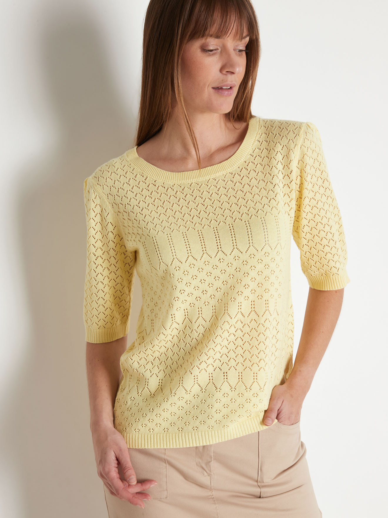 Pull manches au coude