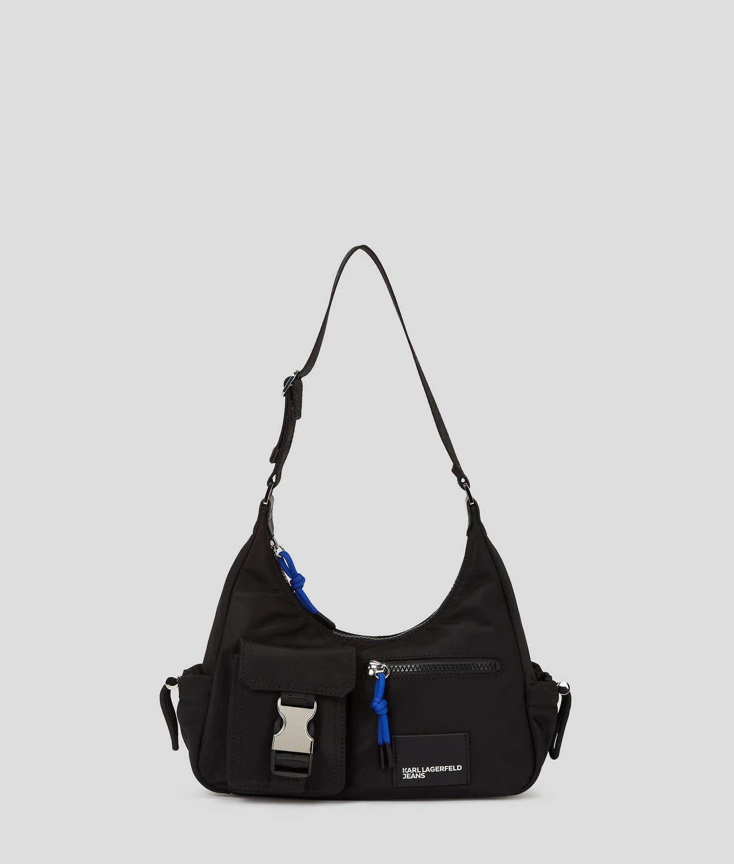 SAC PORTÉ ÉPAULE STYLE URBAIN EN NYLON KLJ - Noir