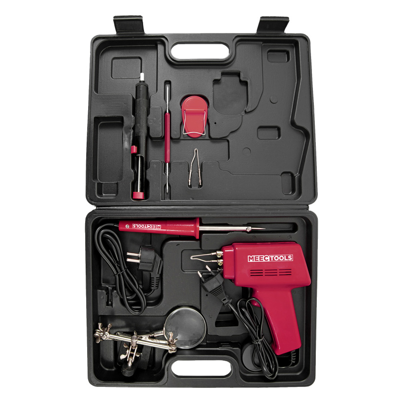 Loddepistolsett 9 deler 100 W
