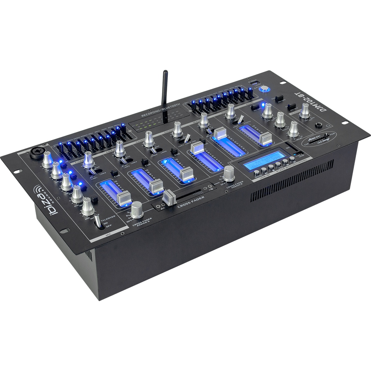 6-kanals Mikser / 12 innganger m. USB og Bluetooth