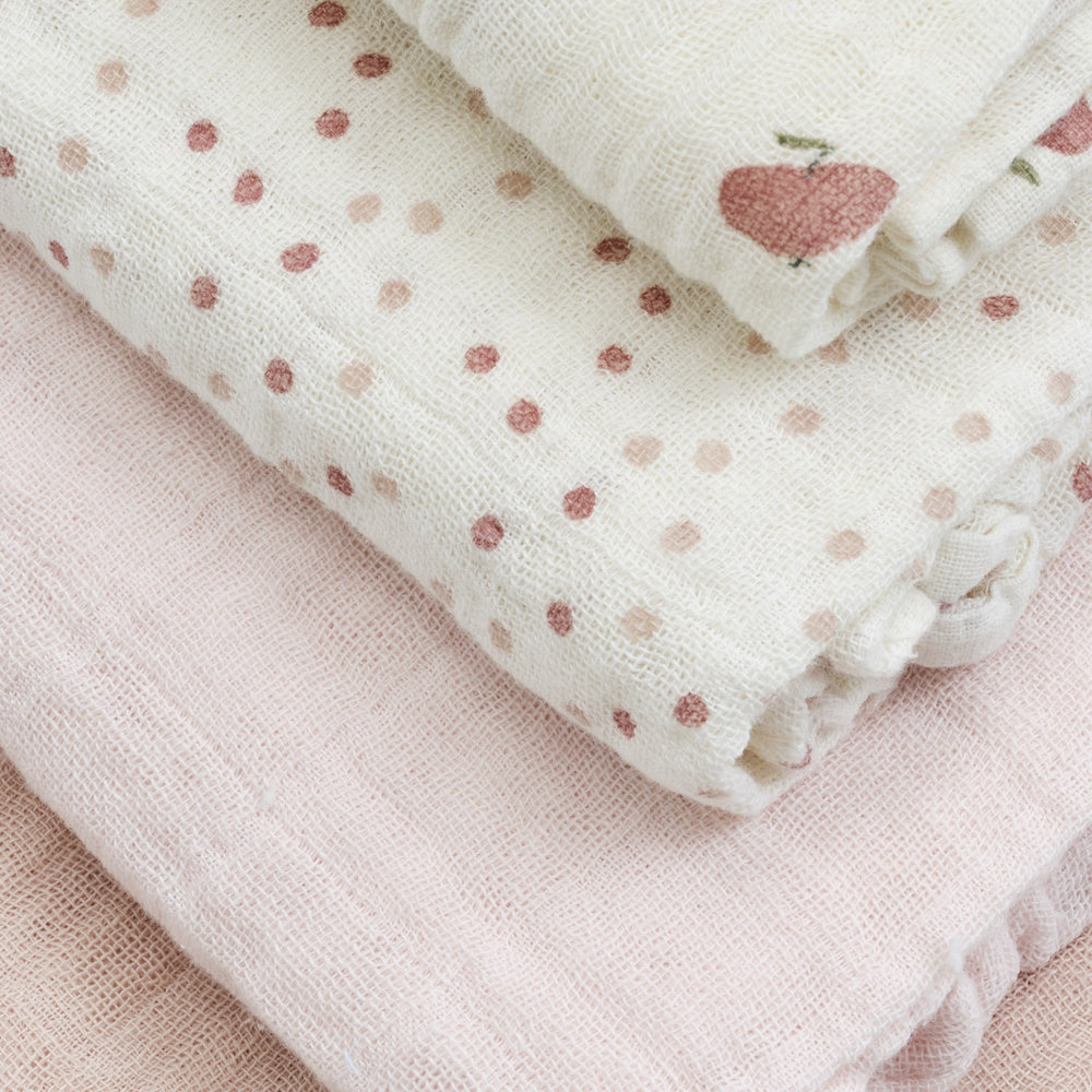 Køb Pippi Rose Dust Stofbleer (8-Pack)