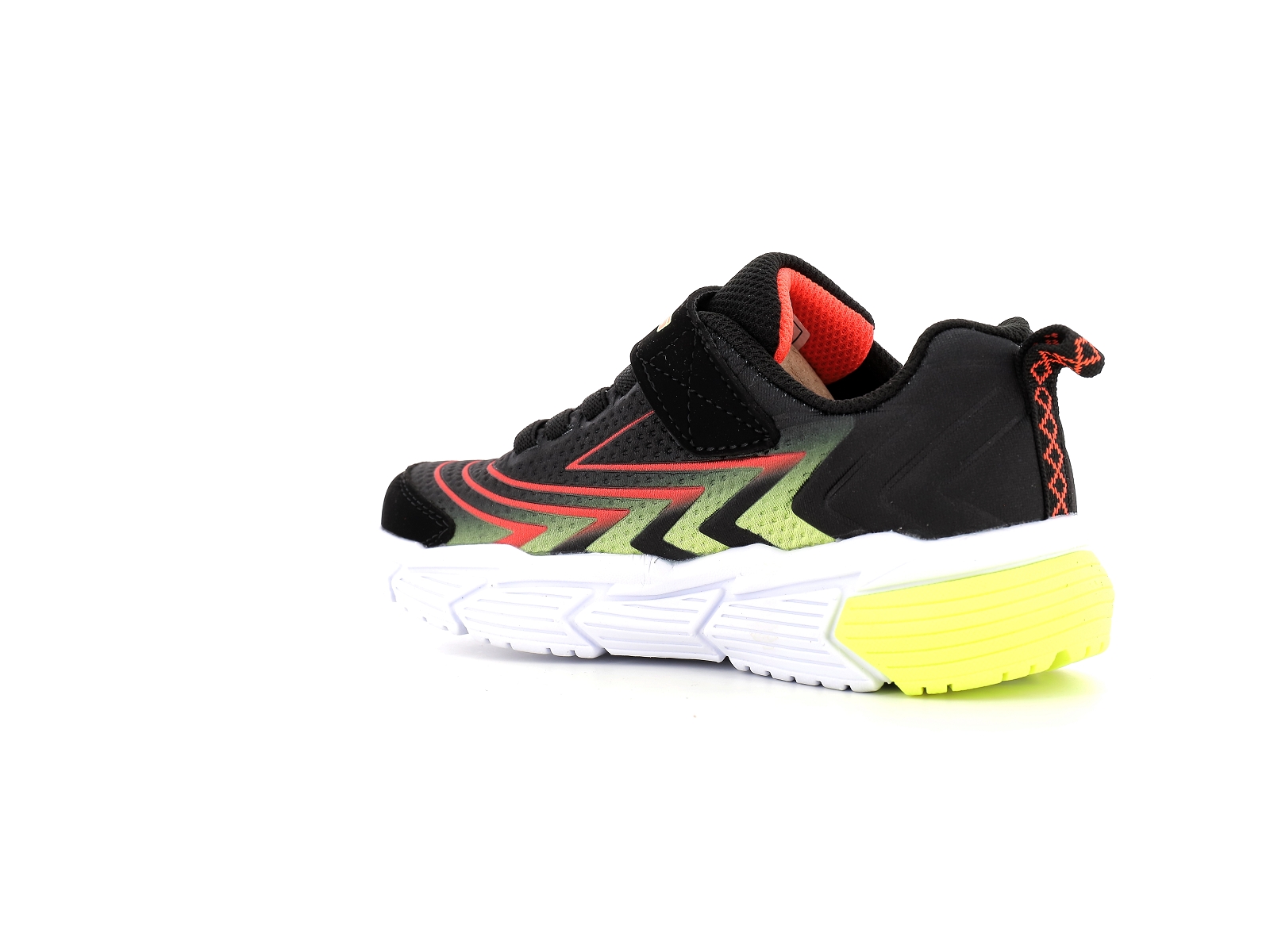 Skechers-403852L Matières combinées Noir Jaune